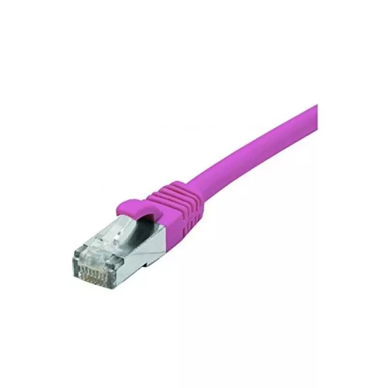 Cabo de rede Cat 6 F/UTP EXERTIS CONNECT, PoE, LSZH, rosa, 5 m, RJ45, Snagless 854436