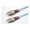 Cabo de rede de fibra ótica OM3 duplex SC/SC Ekivalan, 50/125 µm, água, 2,0 m COZOM3DCDC2SA0020A
