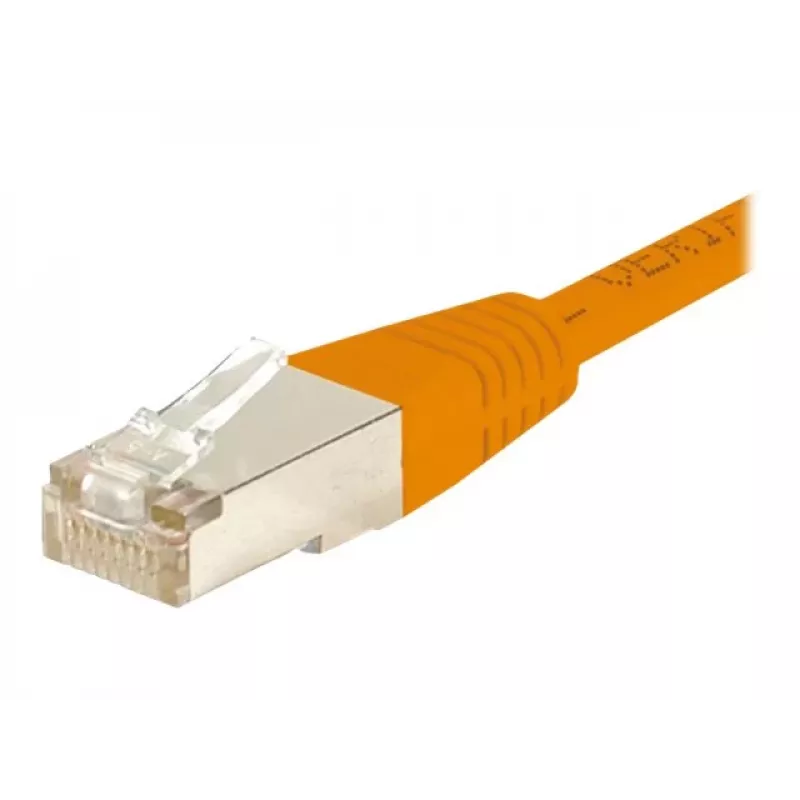 Cabo de rede CAT.6 S/FTP PiMF EXERTIS CONNECT, laranja, 10 m 854472