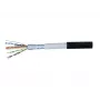 Cabo de rede CAT.6 F/UTP à prova de água para exterior EXERTIS CONNECT, 5 m, preto 845042