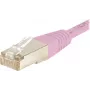 Cabo de rede Cat6 S/FTP PiMF EXERTIS CONNECT, rosa, 15 m 854486