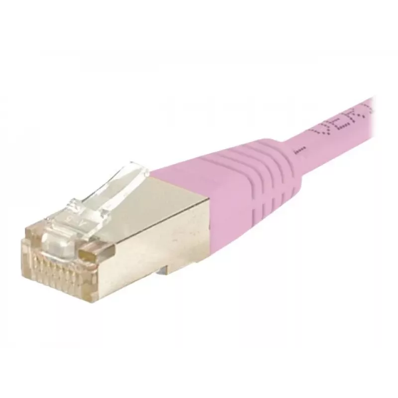 Cabo de rede Cat6 S/FTP PiMF EXERTIS CONNECT, rosa, 15 m 854486
