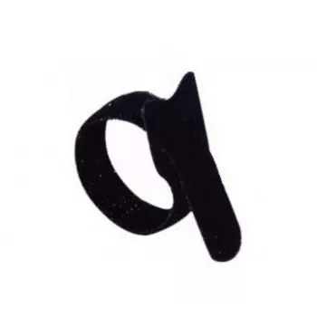 Abraçadeiras de velcro Exertis Connect, 21 cm, 50 unid., preto 629165
