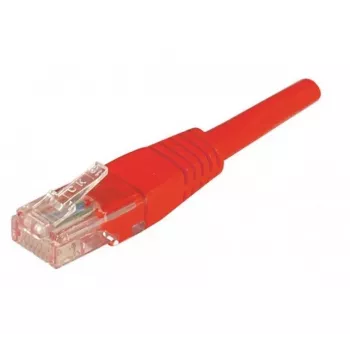 EXERTIS CONNECT Cabo de rede Cat.5e U/UTP, vermelho, 5,0 m, slim snagless boot 853946