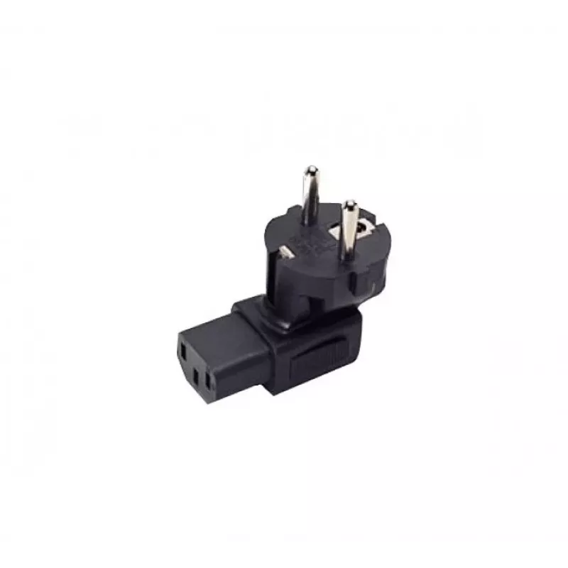 Exertis Connect 809068 Cabo de alimentação CEE 7/7 para IEC C13, 1,8 m, preto