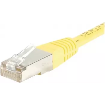 Exertis Connect 854103 Cabo de rede Cat5e F/UTP (FTP), 0,5 m, amarelo