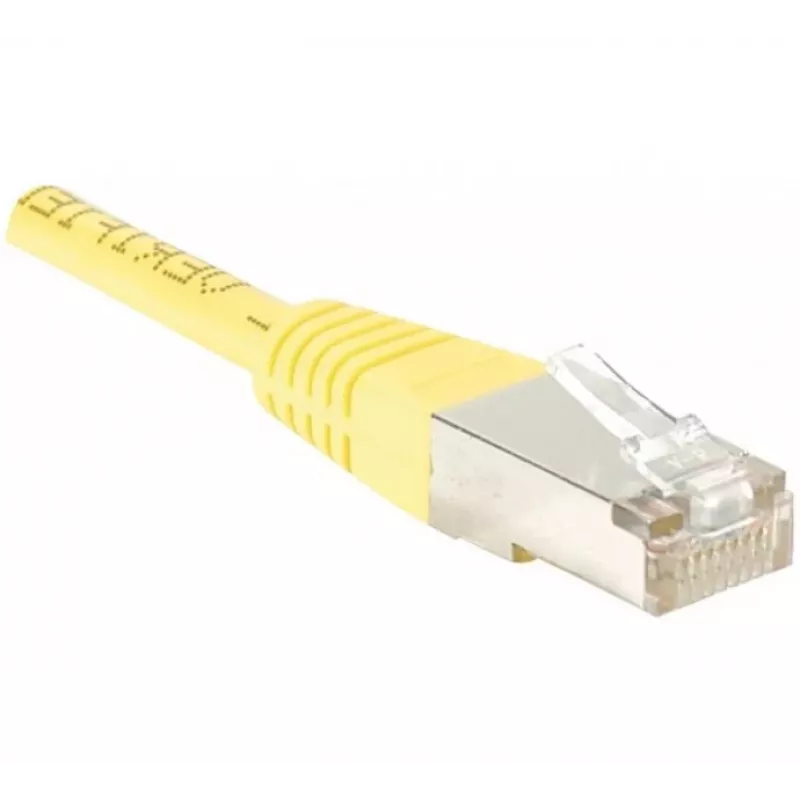 Exertis Connect 854103 Cabo de rede Cat5e F/UTP (FTP), 0,5 m, amarelo