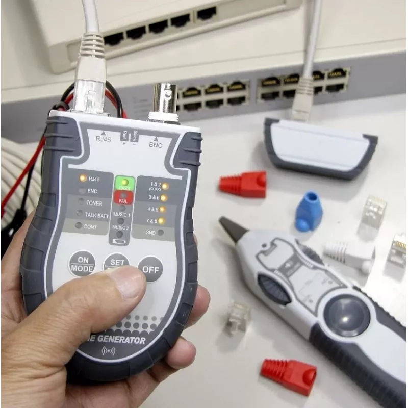 Exertis Connect Testador de cabos com gerador de tom (818131)