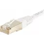 Exertis Connect 853811 Cabo patch Cat.6 F/UTP, 1 m, branco, proteção de curvatura fina