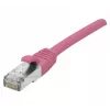 EXERTIS CONNECT Cabo de rede Cat 6A S/FTP, rosa, 1,5 m, Slim Snagless 854377