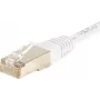EXERTIS CONNECT Cabo de rede CAT.6 F/UTP, branco, 3,0 m, Slim Bend Protection 853814