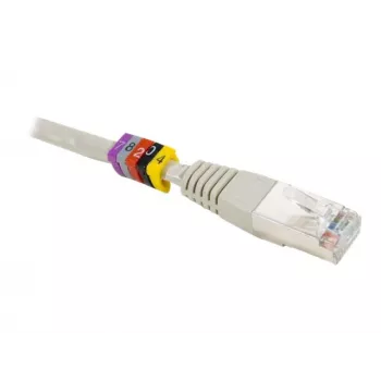 Exertis Connect Dexlan Anel de marcação de cabos, amarelo, dígitos 0-9, 100 unid. 753490