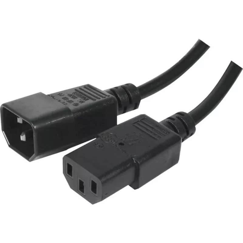 EXERTIS CONNECT Cabo de extensão IEC C13 preto 7,5m (EXC808051)
