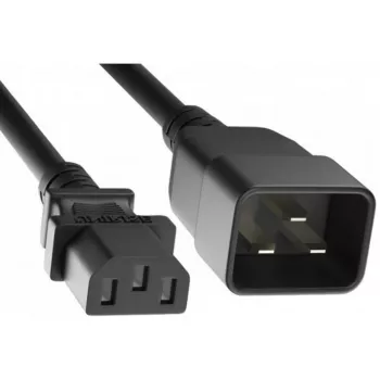EXERTIS CONNECT Cabo de extensão de alimentação IEC C20 para C13 3m preto 808001