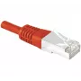 Exertis Connect 856811 Cabo de rede Cat6 S/FTP, 0,15 m, vermelho
