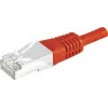 Exertis Connect 856811 Cabo de rede Cat6 S/FTP, 0,15 m, vermelho