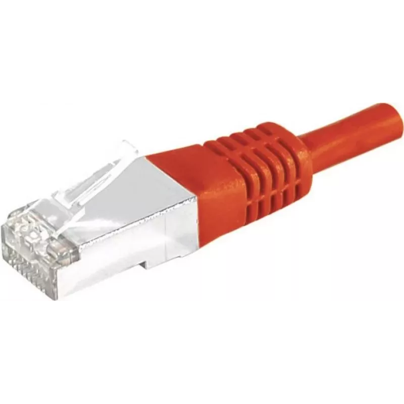 Exertis Connect 856811 Cabo de rede Cat6 S/FTP, 0,15 m, vermelho