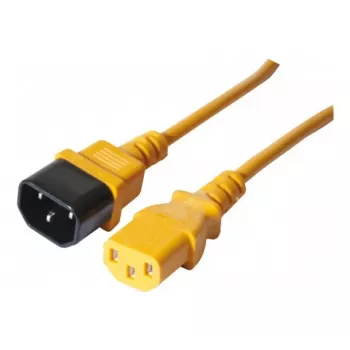 Cabo de extensão de alimentação EXERTIS CONNECT IEC C14 para C13, 1,8 m, laranja EXC808075