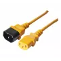 Cabo de extensão de alimentação EXERTIS CONNECT IEC C14 para C13, 1,8 m, laranja EXC808075