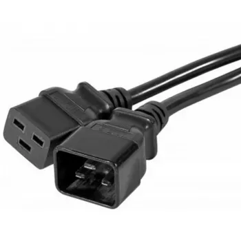 Cabo de extensão de alimentação EXERTIS CONNECT IEC C20 para C19, 3 m, preto 808003