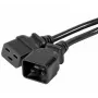 Cabo de extensão de alimentação EXERTIS CONNECT IEC C20 para C19, 3 m, preto 808003