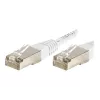 Exertis Connect 853816 Cabo patch Cat.6 F/UTP, 10 m, branco, proteção de curvatura fina