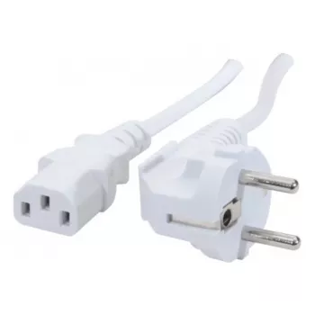 Cabo de alimentação EXERTIS CONNECT, IEC C13, branco, 1,8 m (EXC808077)