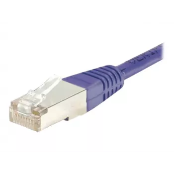 Exertis Connect 854461 Cabo patch Cat.6 S/FTP PiMF, 20 m, violeta, proteção de curvatura fina