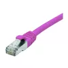 Cabo de rede Cat 6 F/UTP EXERTIS CONNECT, PoE, isento de halogéneos, rosa, 0,3 m 854431