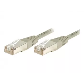 Cabo de rede Cat6 S/FTP PiMF EXERTIS CONNECT, cinzento, 0,7 m, bainha snagless fina 856837