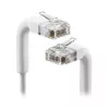 Cabo de rede RJ45 Exertis Connect, Cat. 6A, F/FTP, angular, isento de halogéneos, cinzento, 2,0 m 854309