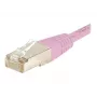 Cabo de rede CAT.6 S/FTP PiMF EXERTIS CONNECT, rosa, 20 m 854487