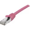Cabo de rede Cat 6A S/FTP EXERTIS CONNECT, rosa, 5 m, Slim Snagless 854380