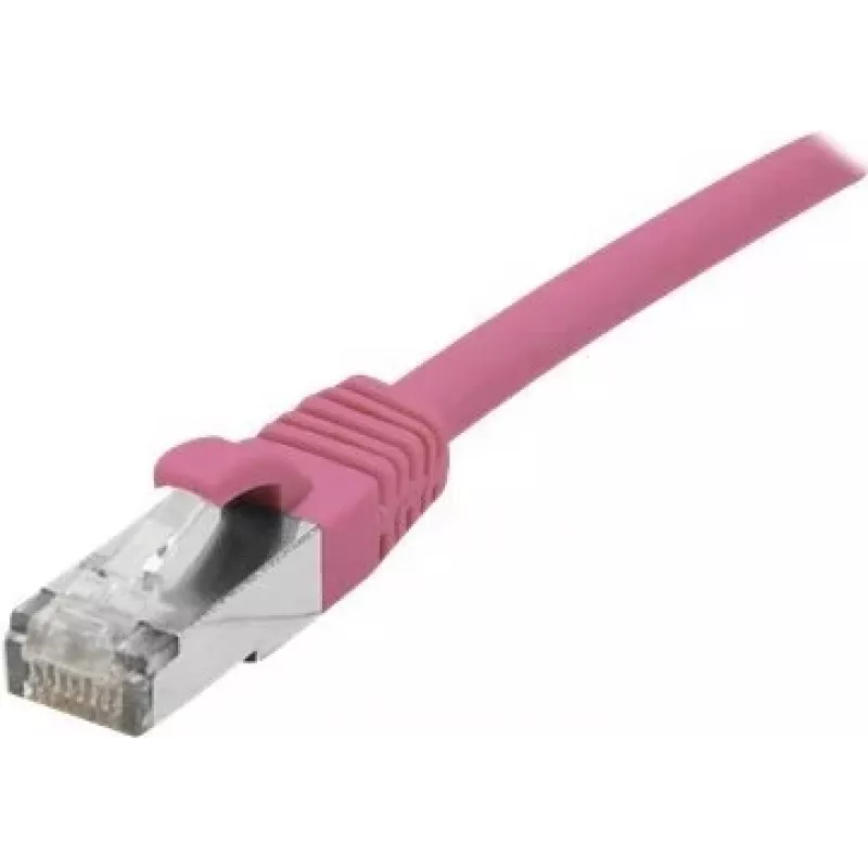 Cabo de rede Cat 6A S/FTP EXERTIS CONNECT, rosa, 5 m, Slim Snagless 854380