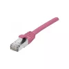Cabo de rede Cat 6A S/FTP EXERTIS CONNECT, rosa, 5 m, Slim Snagless 854380