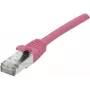 Cabo de rede Cat 6A S/FTP EXERTIS CONNECT, rosa, 15 m, Slim Strain Relief 854383