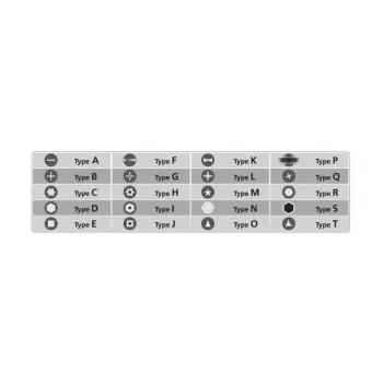 Conjunto de chaves de fendas multi-bit EXERTIS CONNECT com compartimento de bits integrado, 11 peças (815601)