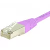 Exertis Connect 854484 Cabo patch Cat.6 S/FTP PiMF, 5 m, rosa, proteção de curvatura fina