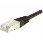 EXERTIS CONNECT Cabo de rede CAT.6a F/UTP, 0,15 m, preto, 10 Gbps, Slim Snagless Boot 850011