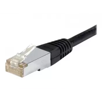 EXERTIS CONNECT Cabo de rede Cat.6a F/UTP, 1,5 m, preto, 10 Gbps, Slim Bend Protection 850015