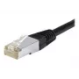 EXERTIS CONNECT Cabo de rede Cat.6a F/UTP, 1,5 m, preto, 10 Gbps, Slim Bend Protection 850015