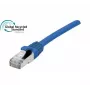 EXERTIS CONNECT Cabo de rede Cat. 6A S/FTP, TPE, sem halogéneos, certificado GRS, snagless, azul, 10 m 854517