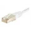 EXERTIS CONNECT Cabo de rede Cat6 F/UTP, 2m, branco, Slim Bend Protection 853813
