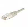 EXERTIS CONNECT Cabo de rede Cat5e F/UTP, cinzento, 0,15 m, Slim Snagless Boot 857800