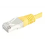 Exertis Connect 856831 Cabo patch Cat.6 S/FTP PiMF, 0,5 m, amarelo, proteção de curvatura fina