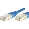 Exertis Connect 856832 Cabo de rede Cat6 S/FTP, 0,5 m, azul