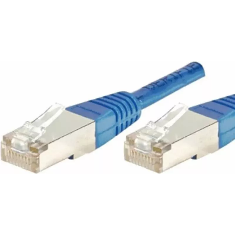Exertis Connect 856832 Cabo de rede Cat6 S/FTP, 0,5 m, azul