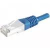Exertis Connect 856832 Cabo de rede Cat6 S/FTP, 0,5 m, azul