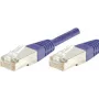 Cabo de rede Exertis Connect 854450 Cat6 S/FTP, violeta, 0,15 m