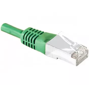 Cabo de rede EXERTIS CONNECT S/FTP CAT.6, PiMF, verde, 1,5 m, Slim Snagless 856857